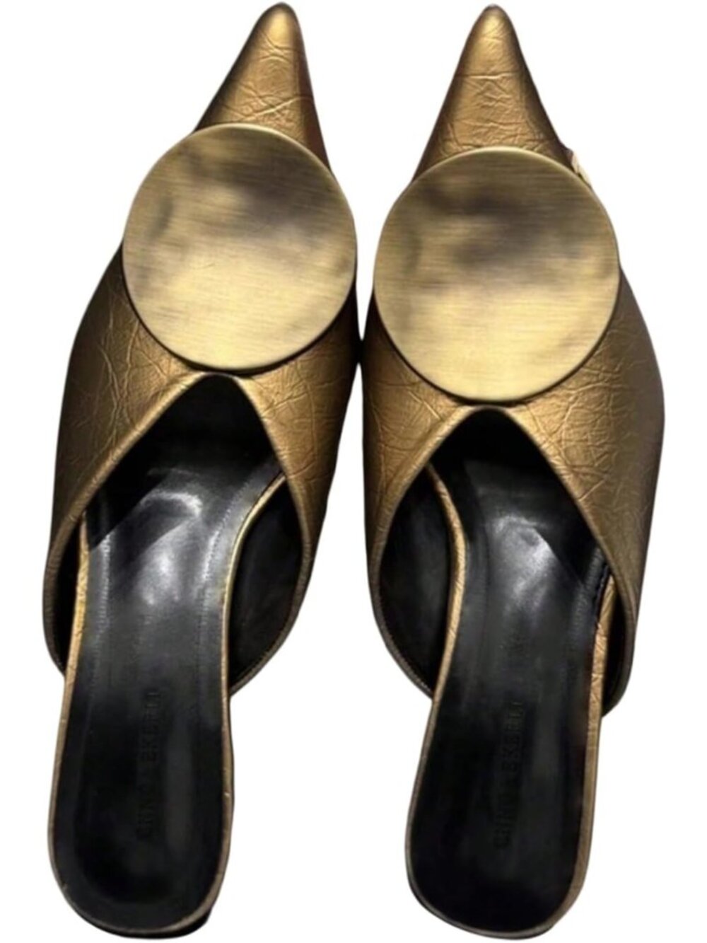 Chic Pointed Toe Kitten Heel Mules - Stylish Slip-On Stiletto Dress Shoes
